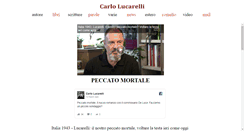 Desktop Screenshot of carlolucarelli.net